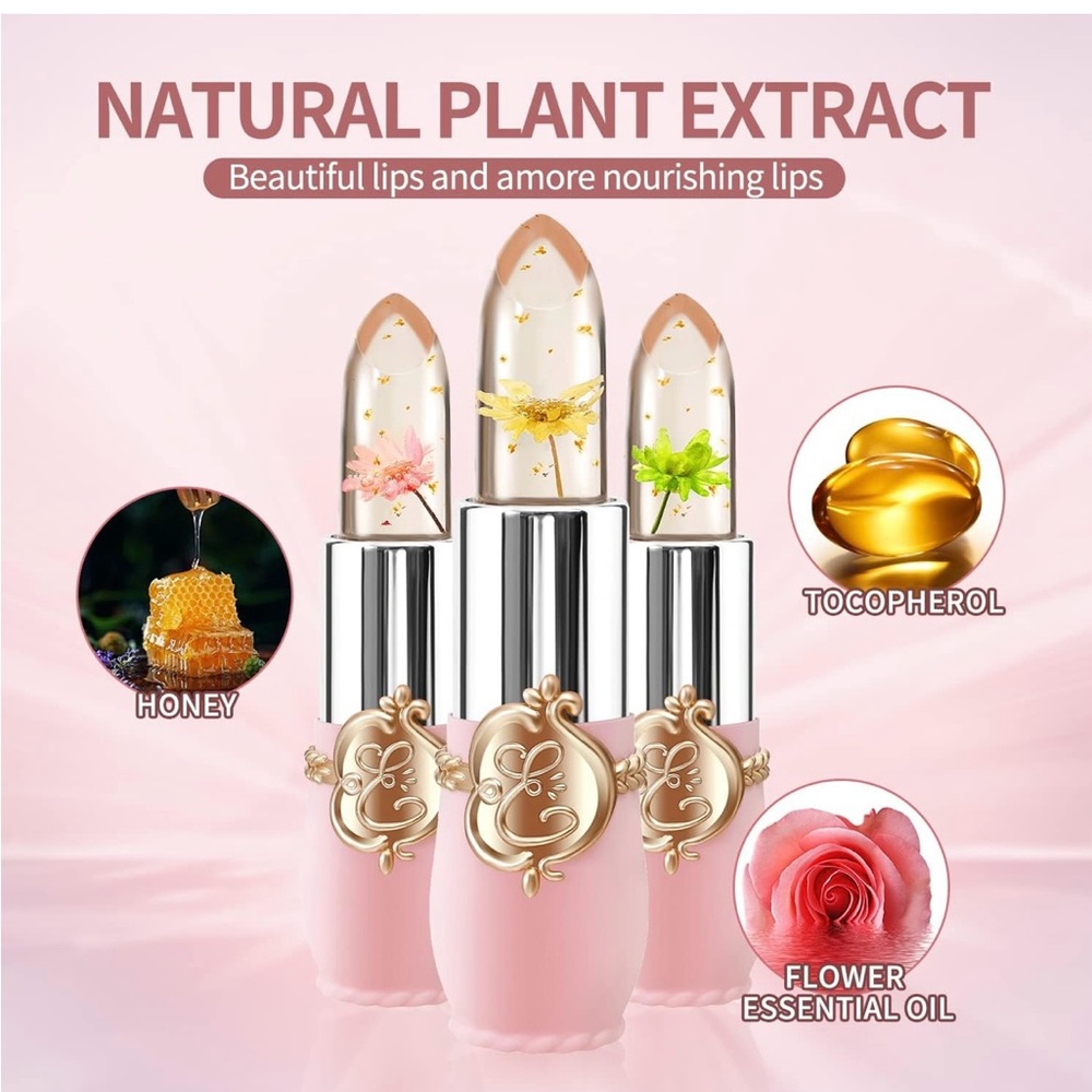 ☀️ 5/25 ☀️ Color Changing Lipstick, Floral Infused-1 lipstick random color - Picture 6 of 6